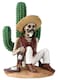 SUMMIT COLLECTION YTC 35 Inch Day of The Dead Boracho Sitting by A Cactus Figurine