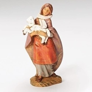 Roman Fontanini by Inc Emma The Shepherdess 5 Shepherd Collection Nativity Figure and Accessories Hand Sculpted and Painted