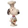 Enesco Jim Shore Peanuts Chef Snoopy Miniature Figurine 4 Inch Multicolor