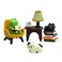 RAQWI Cute Mini Frog and Cat Figurine for Office Home Decoration Perfect Cute Frog and Cat Gift