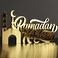 iwa concept Wooden Acrylic Islamic Tabletop Decor Gold Ramadan Kareem3