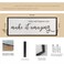 comurdyo Today Only Happens Once Make It Amazing Wall Art Decor 32x12 Inch Inspirational Motivational Quote Wall Sign Black