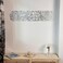 iwa concept Metal First Kalima La ilaha illallah Muhammad Rasulallah Islamic Wall Art Unique Quran Verse Wall Decor Gift for Muslims at Ramadan Eid Large Silver