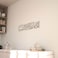iwa concept Ya Allah Bless Our Home Metal Islamic Wall Art Barakah Dua Arabic Calligraphy Decor Quran Verse Wall Decor Gift for Ramadan Eid 39 x 91 99 x 23 cm Silver