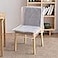 BELOTREE Plastic Chair Covers for Dining Room Waterproof PVC Clear Seat Protector with Backrests Protect from Stains Spills Scratches and Dust 2 Pack