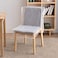 BELOTREE Plastic Chair Covers for Dining Room Waterproof PVC Clear Seat Protector with Backrests Protect from Stains Spills Scratches and Dust 2 Pack