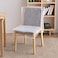 BELOTREE Plastic Chair Covers for Dining Room Waterproof PVC Clear Seat Protector with Backrests Protect from Stains Spills Scratches and Dust 2 Pack