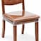 SIWUTIAO 4 Pack Plastic Chair Covers for Dining RoomW18D17 Inches Clear PVC Kitchen Chair Seat Protectors 4 W18 D17 H6 inches