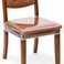SIWUTIAO 4 Pack Plastic Chair Covers for Dining RoomW18D17 Inches Clear PVC Kitchen Chair Seat Protectors 4 W18 D17 H6 inches