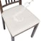 SearchI Waterproof PU Leather Seat Covers for Dining Chairs 4 Pack Stretch Dining Room Chair Seat Covers Kitchen Chair Seat Covers Protectors Cream