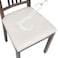 SearchI Waterproof PU Leather Seat Covers for Dining Chairs 4 Pack Stretch Dining Room Chair Seat Covers Kitchen Chair Seat Covers Protectors Cream