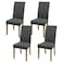 BIETYONE Stretch Dining Chair Covers Set of 4 Soft Removable Washable Kitchen Parsons Chair Slipcovers High Elastic Seat Protector for Home Hotel Banquet