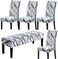 HAPPYDOG Stretch Dining Chair Covers Removable Washable Spandex Slipcovers for High Chairs 4PCSSet 1 PCS Bench Cover Winter