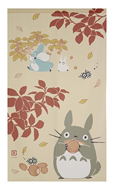 NARUMI &eacute;&cedil;&pound;&aelig;&micro;&middot; Japanese Noren Curtain Tapestry Totoro Forest Size 85 150cm 10318