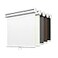LazBlinds No Tools No Drill Cordless Roller Shades 100 Blackout Roller Blinds for Windows Thermal Insulated UV Protection Waterproof Roll Up Window Blinds and Shades 36 W x 72 H White