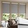 DONGFXK Motorized Blinds with Remote Blackout No Drill Cordless Smart Roller Shades Automatic Blinds for Windows Grey3425 W x 72 H
