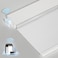 MANSNIX Smart Motorized Blinds with Remote Cordless NoDrill Automatic Roller Shades Blackout Electric Blind for Windows White 23 x 72