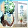 GlikCeil Beach Wind Chimes Diamond Art Wind Chimes Suncatchers Beach Diamond Art Kits with Crystal Pendant Hanging Ornament for Home Garden Patio Backyard DecorBlue