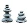 Sdeetesamjun 2 PCS Zen Stacking Stones Handmade Rocks Statues Japanese Garden Decor Office Relaxing Yoga Meditation Accessories 2 PCS