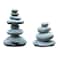 Sdeetesamjun 2 PCS Zen Stacking Stones Handmade Rocks Statues Japanese Garden Decor Office Relaxing Yoga Meditation Accessories 2 PCS