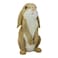 JORAE Standing Rabbit Statue Curious Easter Bunny Outdoor Garden Statues Patio Yard Home Decorations Sculpture Mustard 85In Polyresin
