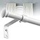 LAKEROD White Curtain Rods for Windows 66 to 137 58 Inch Heavy Duty Blackout Curtain Rods SetAdjustable Rustic Drapery Rods with Brackets Matte