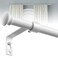 LAKEROD White Curtain Rods for Windows 66 to 137 58 Inch Heavy Duty Blackout Curtain Rods SetAdjustable Rustic Drapery Rods with Brackets Matte