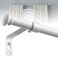 LAKEROD White Curtain Rods for Windows 66 to 137 58 Inch Heavy Duty Blackout Curtain Rods SetAdjustable Rustic Drapery Rods with Brackets Matte
