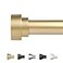 hei! dear HEI DEAR Gold Curtain Rods 18 to 60 Inch155ft 1 Inch Heavy Duty Modern Decorative Brass Gold
