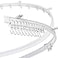 Jetec 65 Feet 2 Meters Flexible Bendable Ceiling Curtain Track Mount for Rail with Curtain Tracks System Bunk Bed Window Room Divider Door Shower RvWhite