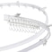 Jetec 65 Feet 2 Meters Flexible Bendable Ceiling Curtain Track Mount for Rail with Curtain Tracks System Bunk Bed Window Room Divider Door Shower RvWhite