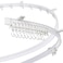 Jetec 65 Feet 2 Meters Flexible Bendable Ceiling Curtain Track Mount for Rail with Curtain Tracks System Bunk Bed Window Room Divider Door Shower RvWhite