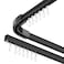 SOLOKOS Room divider Ceiling Track set for Curtains with hooks Corner ConnectorsSet of 2 and top brackets Curtain Rail System 912 ft Track Set Black