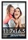 Poster Palooza A3 117x165 Frame Black Solid Wood Picture Frame 075 Inch Moulding Width Includes UV Acrylic Plexiglass Foam Board Backing Hanging Hardware