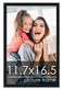 Poster Palooza A3 117x165 Frame Black Solid Wood Picture Frame 075 Inch Moulding Width Includes UV Acrylic Plexiglass Foam Board Backing Hanging Hardware