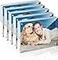 TWING 5x7 Inch Acrylic Picture Frame 5 Pack1212MM Thickness Double Sided Acrylic Picture Frames Set with Microfiber ClothClear Horizontal Magnet Photo FramesDesktop Display Gift Ideal