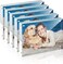 TWING 5x7 Inch Acrylic Picture Frame 5 Pack1212MM Thickness Double Sided Acrylic Picture Frames Set with Microfiber ClothClear Horizontal Magnet Photo FramesDesktop Display Gift Ideal