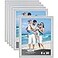 Icona Bay 8x10 Picture Frames Silver 6 Pack Beautifully Detailed Molding Contemporary Picture Frame Set Wall Mount or Table Top Inspirations Collection