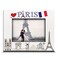 BELLA BUSTAParis Picture frameWedding Honeymoon Vacation in Paris UV Print Eiffel Tower Paris symbols Design set 5x7 Horizontal