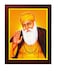 zig zag Guru Nanak Dev Ji Photo Frame For Wall hanging Temple Table Pooja Room 95 x 135 inches Acrylic Glass