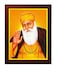 zig zag Guru Nanak Dev Ji Photo Frame For Wall hanging Temple Table Pooja Room 95 x 135 inches Acrylic Glass