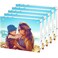 HELPLEX Acrylic Frame 5 Pack 8x10 Picture Frames 20mm Thicker Frameless Clear Frame Double Sided Magnetic Frame Free Standing Desktop Display Stand Acrylic Frames