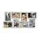 MELANNCO 18 x 23 Inch 8 Opening Photo Collage Frame Displays 4x6 and 6x4 Inch Photos Gray