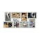 MELANNCO 18 x 23 Inch 8 Opening Photo Collage Frame Displays 4x6 and 6x4 Inch Photos Gray