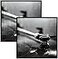 Smashed Banana Black Music Album Frame Made to Display Vinyl LP Album Covers 125 x 125 Two Frames Brushed Aluminum Finish Hanging Hardware Installed with No Assembly Required Record LP Cover 2Pack