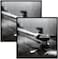 Smashed Banana Black Music Album Frame Made to Display Vinyl LP Album Covers 125 x 125 Two Frames Brushed Aluminum Finish Hanging Hardware Installed with No Assembly Required Record LP Cover 2Pack