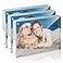 TWING 5 x 7 Inch 3 Pack Acrylic Photo Frame Horizontal Magnet Double Sided Acrylic Picture Frames Set with Microfiber Cloth1010MM Thickness Clear Picture Frame Desktop Display Gift Ideal