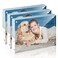 TWING 5 x 7 Inch 3 Pack Acrylic Photo Frame Horizontal Magnet Double Sided Acrylic Picture Frames Set with Microfiber Cloth1010MM Thickness Clear Picture Frame Desktop Display Gift Ideal