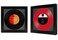 Senye 2 Pack 45 Single 6 78 Vinyl Record Frame Display 45 rpm Vinyl Record with Mat or 7 45 rpm Vinyl Sleeve Art without mat Wall Tabletop Display
