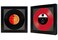 Senye 2 Pack 45 Single 6 78 Vinyl Record Frame Display 45 rpm Vinyl Record with Mat or 7 45 rpm Vinyl Sleeve Art without mat Wall Tabletop Display